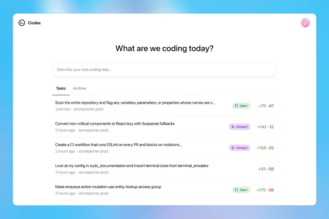 OpenAI推出AI编程智能体，竟然能让程序员1分钟修复代码错误