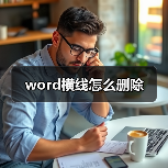 word横线怎么删除（图3）