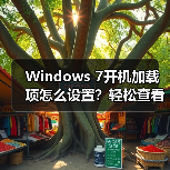 Windows 7开机加载项怎么设置?轻松查看启动信息(图4) Windows 7开机加载项怎么设置?轻松查看启动信息(图4)