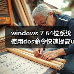 windows 7 64位系统使用dos命令快速提高u盘传输速度的技巧