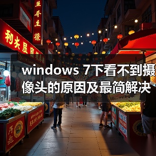 windows 7下看不到摄像头的原因及最简解决方法