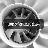 通配符怎么打出来（图3）