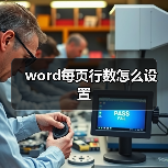 word每页行数怎么设置(图4) word每页行数怎么设置(图4)