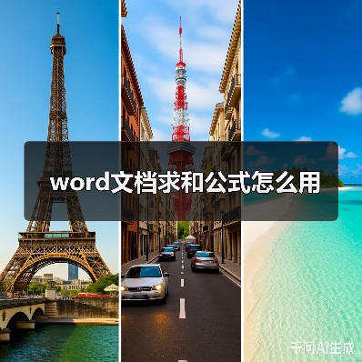 word文档求和公式怎么用（图4）