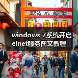 windows 7系统开启Telnet服务图文教程