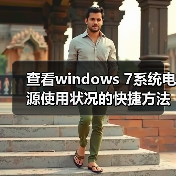 查看windows 7系统电源使用状况的快捷方法(图2) 查看windows 7系统电源使用状况的快捷方法(图2)