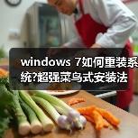 windows 7如何重装系统?超强菜鸟式安装法