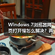 Windows 7浏览器网页打开慢怎么解决?两招提速技巧(图4) Windows 7浏览器网页打开慢怎么解决?两招提速技巧(图4)