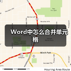 Word中怎么合并单元格(图4) Word中怎么合并单元格(图4)
