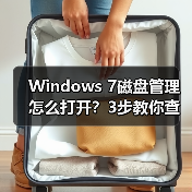 Windows 7磁盘管理怎么打开?3步教你查看硬盘状态(图4) Windows 7磁盘管理怎么打开?3步教你查看硬盘状态(图4)