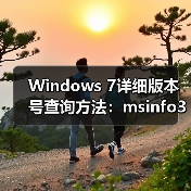 Windows 7详细版本号查询方法:msinfo32工具使用(图2) Windows 7详细版本号查询方法:msinfo32工具使用(图2)