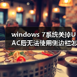 windows 7系统关掉UAC后无法使用侧边栏怎么办 解决方法介绍(图3) windows 7系统关掉UAC后无法使用侧边栏怎么办 解决方法介绍(图3)