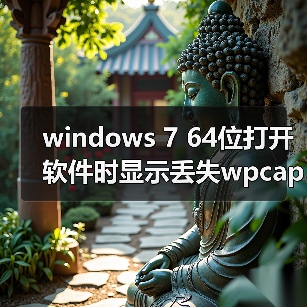 windows 7 64位打开软件时显示丢失wpcap.dll的三种解决办法