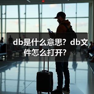 db是什么意思？db文件怎么打开？
