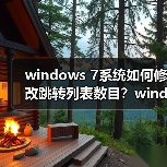 windows 7系统如何修改跳转列表数目？windows 7系统修改跳转列表（图4）