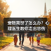 宠物离世了怎么办?心理医生教你走出悲伤(图3) 宠物离世了怎么办?心理医生教你走出悲伤(图3)