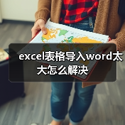excel表格导入word太大怎么解决(图4) excel表格导入word太大怎么解决(图4)