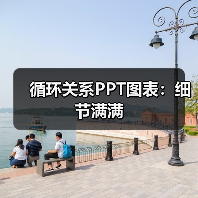 循环关系PPT图表：细节满满