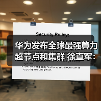 华为发布全球最强算力超节点和集群 徐直军：全
