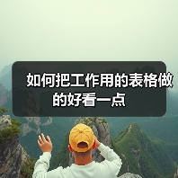 如何把工作用的表格做的好看一点(图3) 如何把工作用的表格做的好看一点(图3)