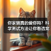 你家猫真的爱你吗？科学测试方法让你看透宠物心理