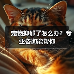 宠物抑郁了怎么办?专业咨询能帮你(图4) 宠物抑郁了怎么办?专业咨询能帮你(图4)