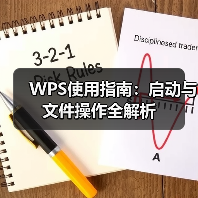 WPS使用指南：启动与文件操作全解析