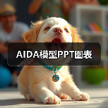 AIDA模型PPT图表