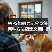 WPS如何显示分页符 两种方法搞定文档排版