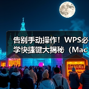 告别手动操作!WPS必学快捷键大揭秘(Mac/Windows通用)(图3) 告别手动操作!WPS必学快捷键大揭秘(Mac/Windows通用)(图3)