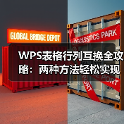 WPS表格行列互换全攻略：两种方法轻松实现数据转置