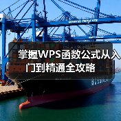 掌握WPS函数公式从入门到精通全攻略
