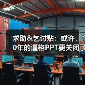 求助&乞讨贴：或许，10年的逼格PPT要关闭了~