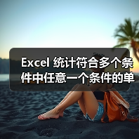 Excel 统计符合多个条件中任意一个条件的单元格数量