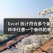 Excel 统计符合多个条件中任意一个条件的单元格数量（图4）