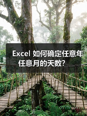Excel 如何确定任意年任意月的天数?(图2) Excel 如何确定任意年任意月的天数?(图2)