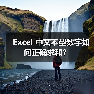 Excel 中文本型数字如何正确求和？