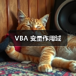 VBA 变量作用域(图1) VBA 变量作用域(图1)