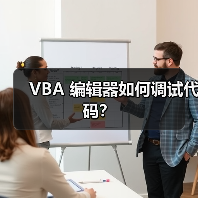 VBA 编辑器如何调试代码？