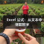 Excel 公式:从文本中提取数字(图3) Excel 公式:从文本中提取数字(图3)