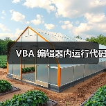 VBA 编辑器内运行代码(图4) VBA 编辑器内运行代码(图4)