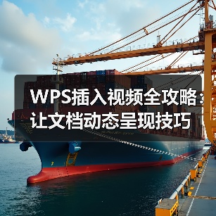 WPS插入视频全攻略：让文档动态呈现技巧