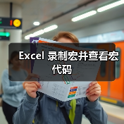 Excel 录制宏并查看宏代码(图4) Excel 录制宏并查看宏代码(图4)
