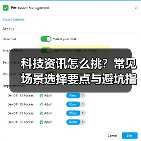 科技资讯怎么挑?常见场景选择要点与避坑指南(图3) 科技资讯怎么挑?常见场景选择要点与避坑指南(图3)