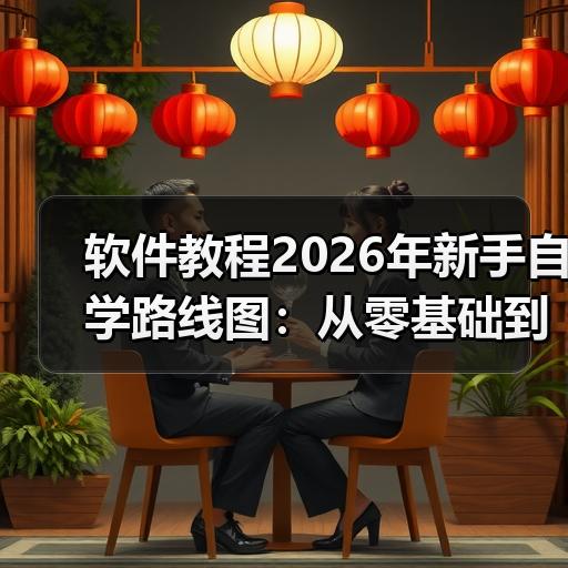 软件教程2026年新手自学路线图：从零基础到独立完成项目的7个步骤