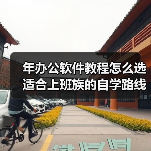 年办公软件教程怎么选适合上班族的自学路线