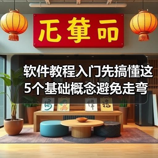软件教程入门先搞懂这5个基础概念避免走弯路