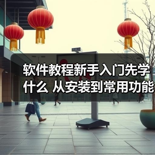 软件教程新手入门先学什么 从安装到常用功能实操步骤