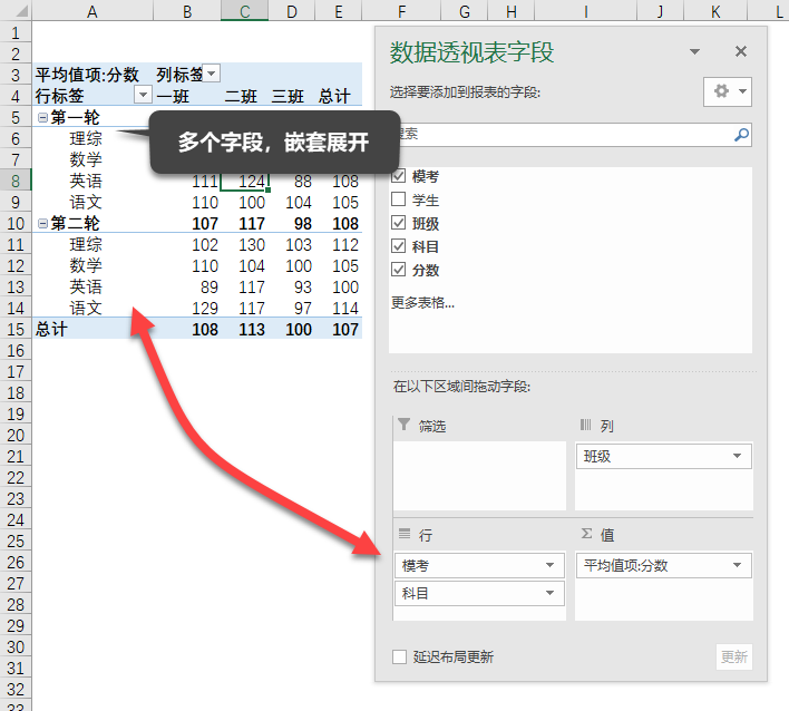 Excel数据透视表竟然只有4个区域，掌握它们就能秒变数据分析高手(图7)