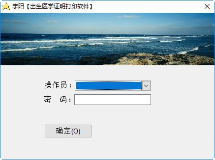 宇阳出生医学证明打印软件 1.0(图2)